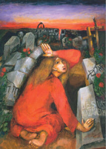 Sieger Koder, Maddalena al sepolcro di Gesù, Chiesa di Nostra Signora dei dolori a Rosenberg, Germania