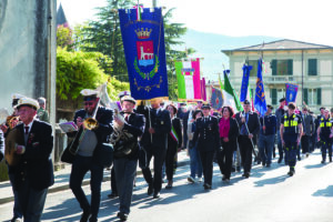 Un momento della celebrazione del 25 Aprile a Pontremoli (Foto Walter Massari)