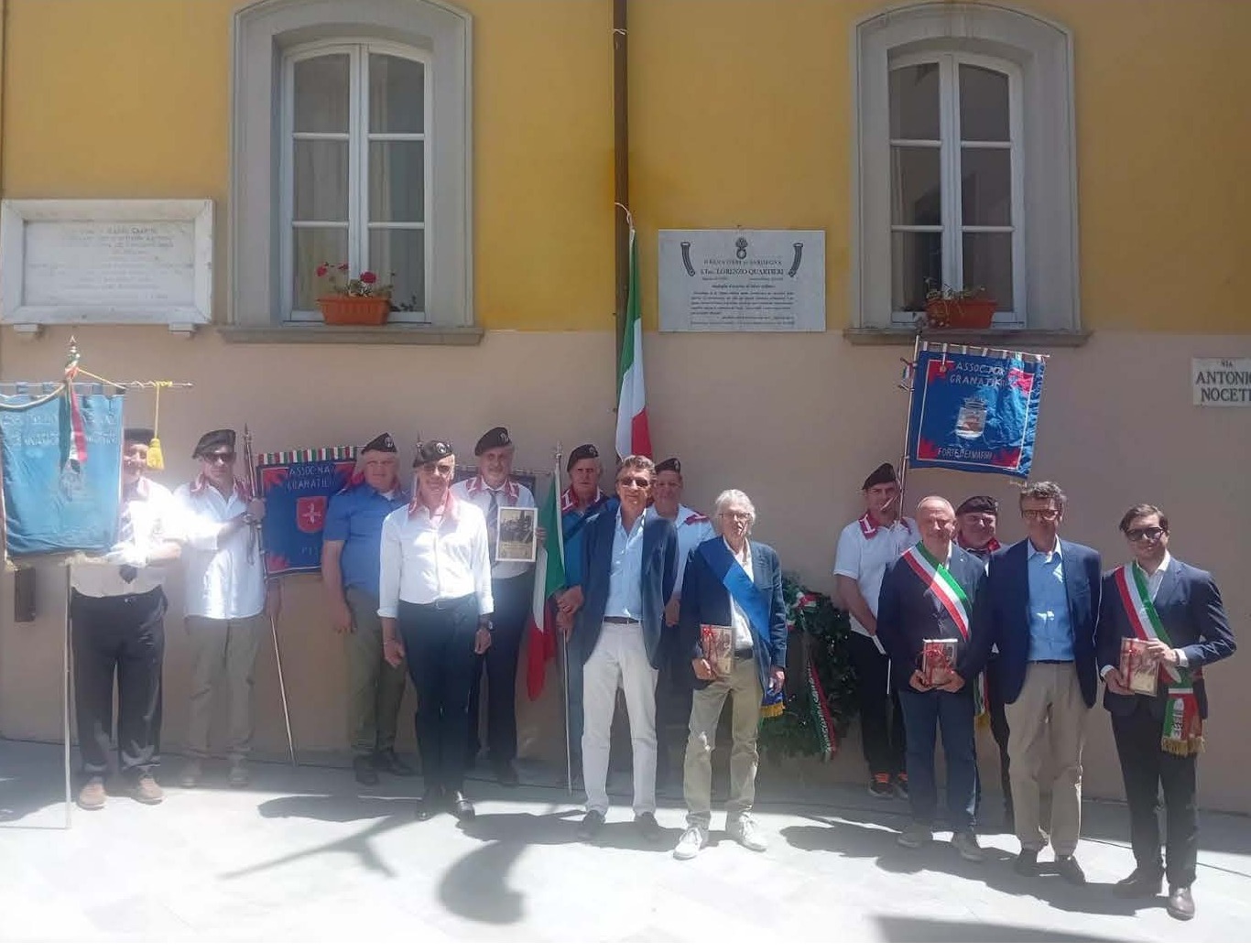 Bagnone: una targa per ricordare l’eroismo del Sottotenente Lorenzo Quartieri