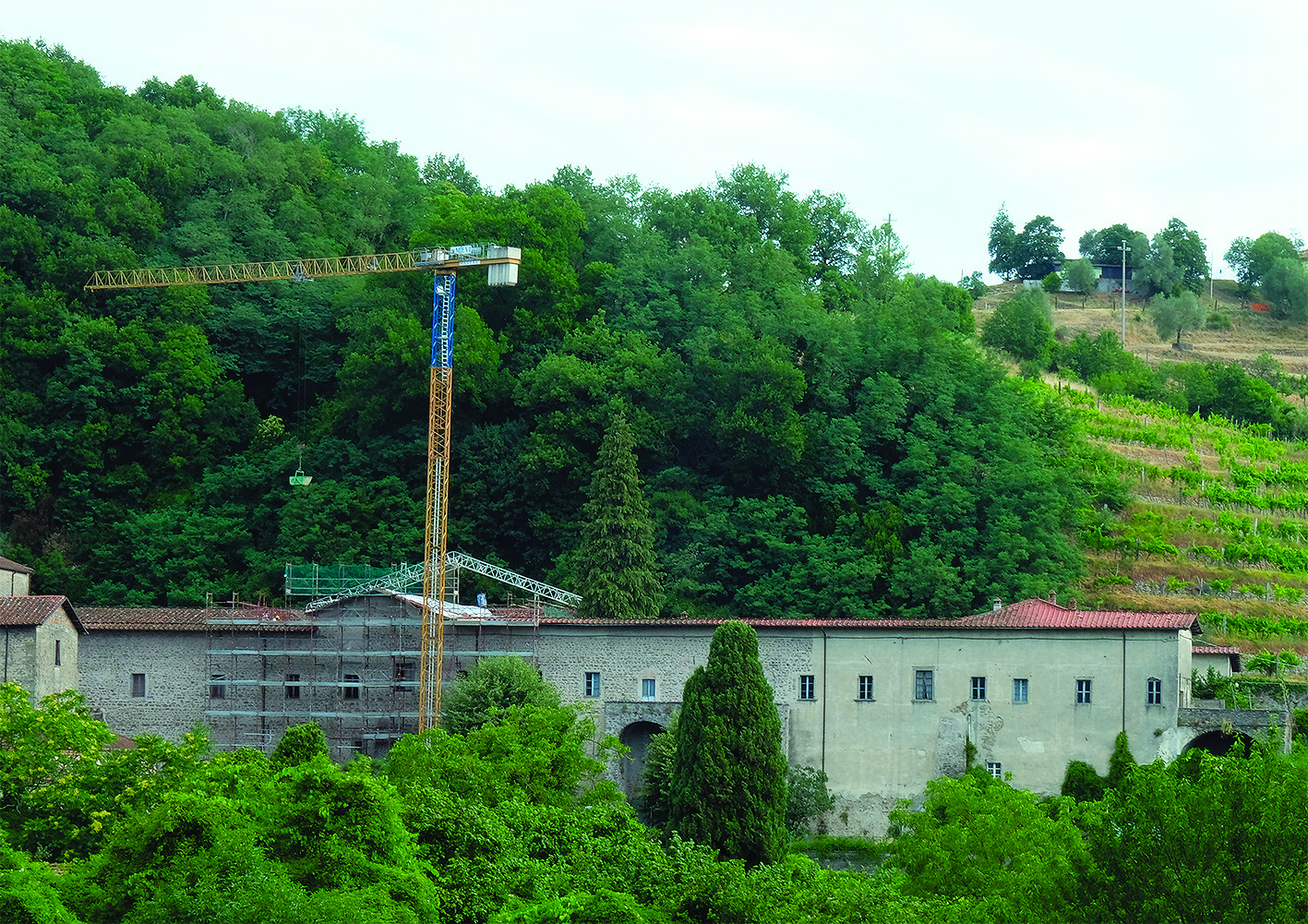 Via ai lavori al tetto del Convento dell’Annunziata