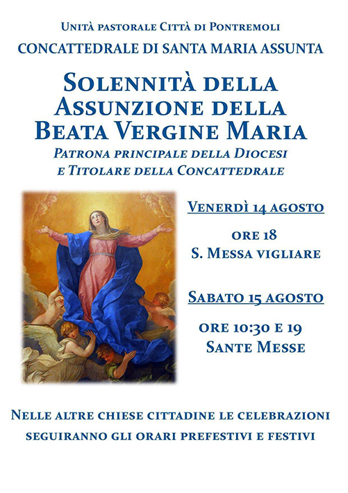 Festa dell’Assunta a Pontremoli e a Giucano