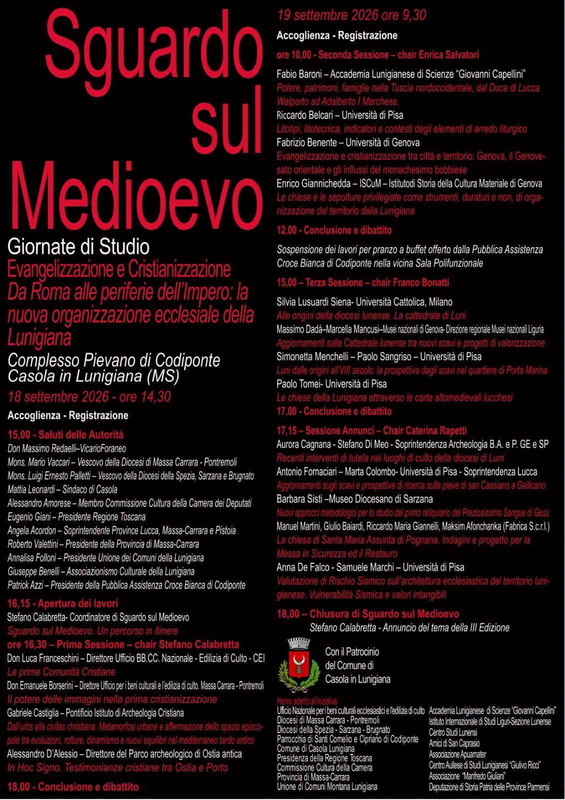 Sguardo sul Medioevo: la nuova organizzazione ecclesiale della Lunigiana