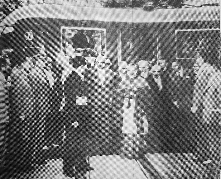 Il cardinale Lercaro  a Pontremoli per il Congresso Eucaristico