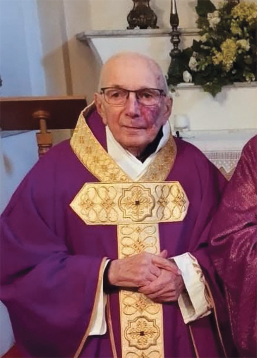 Il Signore ha chiamato a Sé  il can. Sergio Clemente Simoncelli